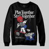 Jordan 3 “Seoul 2.0” DopeSkill Sweatshirt Play together, Stay together Graphic Streetwear - Black