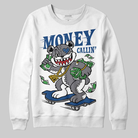 Jordan 9 Retro 'Flint Grey' 2026 DopeSkill Sweatshirt Money Callin' Graphic Streetwear - White