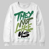 Foamposite Pro 'Pine Green' DopeSkill Sweatshirt They Not Like Us Graphic Streetwear  White