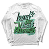 Jordan 1 High OG Green Glow DopeSkill Long Sleeve T-Shirt LOVE Graphic Streetwear - White