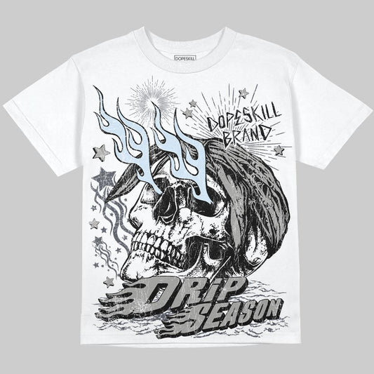 Jordan 11 Cool Grey DopeSkill Oversize Print T-Shirt Drip Season Graphic Streetwear
