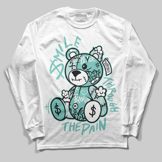 Jordan 11 Low "Igloo" DopeSkill Long Sleeve T-Shirt Smile Through The Pain Graphic Streetwear - White