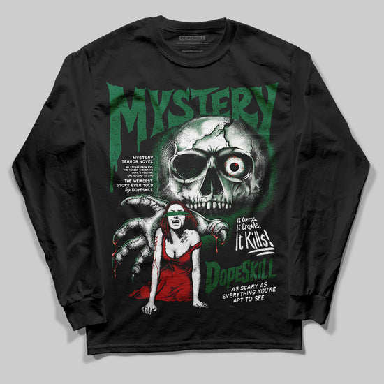 Jordan 13 GS “Pine Green” DopeSkill Long Sleeve T-Shirt Mystery Ghostly Grasp Graphic Streetwear - Black