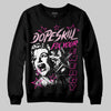 Pink Sneakers DopeSkill Sweatshirt Fix Your Energy Graphic Streetwear - Black