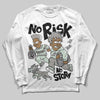 Jordan 1 Retro Low OG Year of the Snake (2025) DopeSkill Long Sleeve T-Shirt No Risk No Story Graphic Streetwear - White