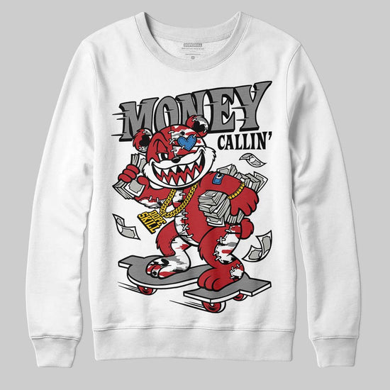 Jordan 8 Retro Bugs Bunny (2025) DopeSkill Sweatshirt Money Callin' Graphic Streetwear - White