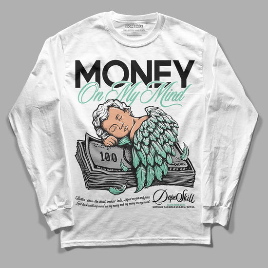 Jordan 3 "Green Glow" DopeSkill Long Sleeve T-Shirt MOMM Graphic Streetwear - White 