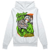 Neon Green Sneakers DopeSkill Hoodie Sweatshirt Stackin Mines Graphic Streetwear - White