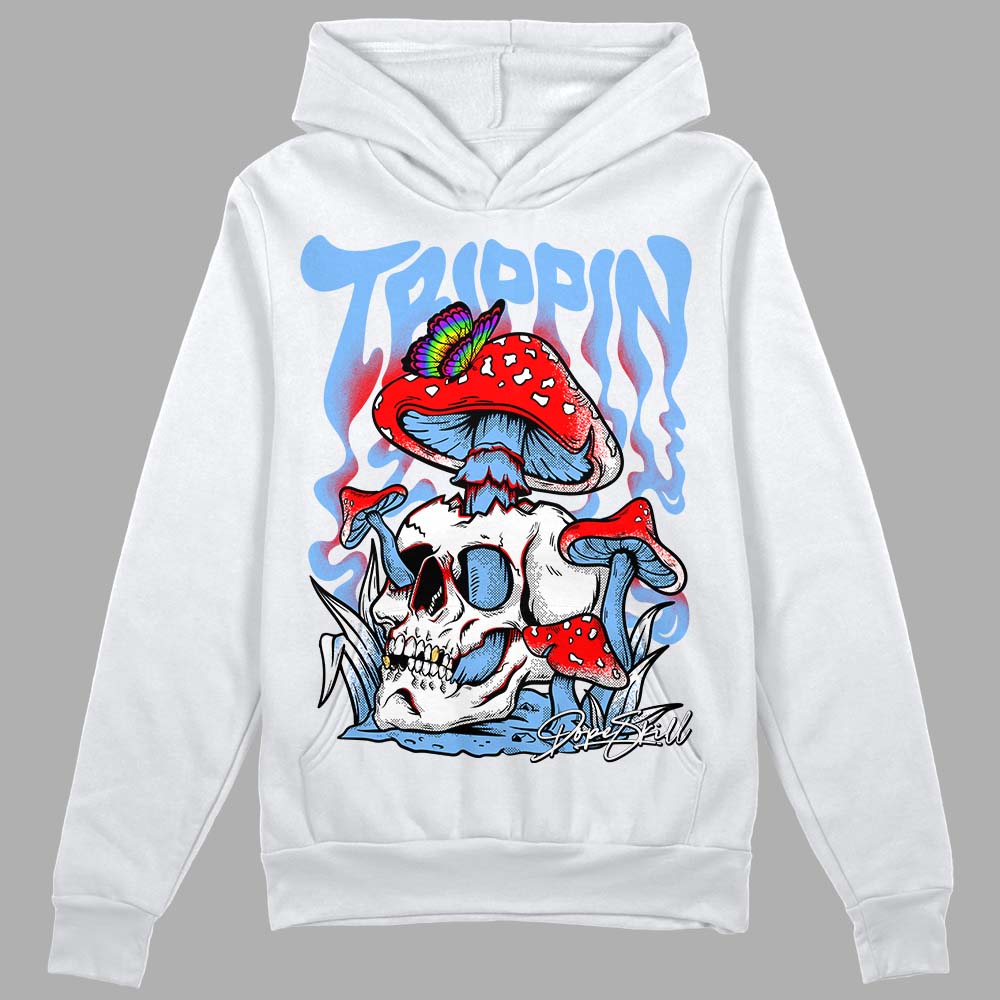 Jordan 9 Powder Blue DopeSkill Hoodie Sweatshirt Trippin Graphic Streetwear - White 