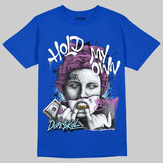 Jordan 12 “Hyper Royal” DopeSkill Hyper Royal T-shirt Hold My Own Graphic Streetwear