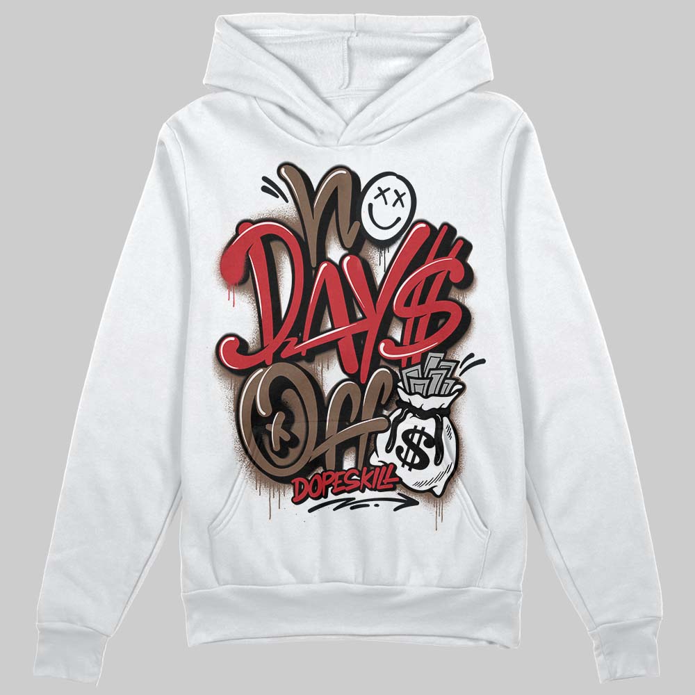 Jordan 9 'Olive' DopeSkill Hoodie Sweatshirt No Days Off Graphic Streetwear - WHite 