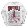 Jordan 1 Retro High OG “Team Red” DopeSkill Long Sleeve T-Shirt Thunder Dunk Graphic Streetwear - WHite