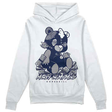 Jordan Spiz’ike Low “White/Obsidian” DopeSkill Hoodie Sweatshirt MOMM Bear Graphic Streetwear - White