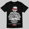 Black and White Sneakers DopeSkill T-Shirt Scared Money Don't Make No Money Graphic Streetwear - Black