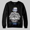 Royal Blue Sneakers DopeSkill Sweatshirt Scared Money Don't Make No Money Graphic Streetwear - Black