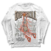 Jordan 1 High OG “Latte” DopeSkill Long Sleeve T-Shirt Thunder Dunk Graphic Streetwear - White