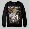 Jordan 5 “Earth/Metallic Gold” DopeSkill Sweatshirt Stay It Busy Graphic Streetwear - Black
