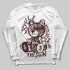 Jordan 11 “China” DopeSkill Long Sleeve T-Shirt Smile Through The Pain Graphic Streetwear - White
