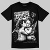 Jordan 4 “Black Cat” (2025) DopeSkill T-Shirt Certified Lover Graphic Streetwear - Black