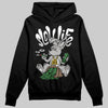 Black and White Sneakers DopeSkill Hoodie Sweatshirt Slow Life Graphic Streetwear - Black