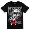 Black and White Sneakers  DopeSkill T-Shirt Mystery Ghostly Grasp Graphic Streetwear - Black 