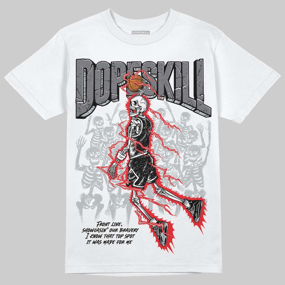 Jordan 4 “Fear” DopeSkill T-Shirt Thunder Dunk Graphic Streetwear - White