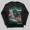 ASICS Gel-1130 'White Dark Neptune' DopeSkill Long Sleeve T-Shirt Get Rich Graphic Streetwear - Black