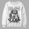 Jordan 2 Cement Grey DopeSkill Sweatshirt Real Lover Graphic Streetwear - White