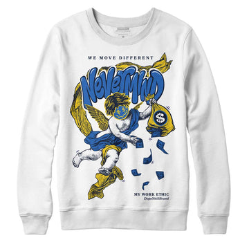 Dunk Low Vintage “Michigan” DopeSkill Sweatshirt Nevermind Graphic Streetwear - White