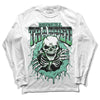 Jordan 1 High OG Green Glow DopeSkill Long Sleeve T-Shirt Trapped Halloween Graphic Streetwear - White 