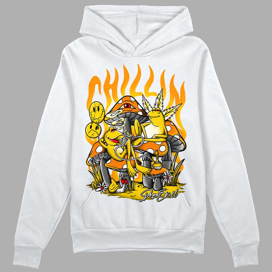 Jordan 6 “Yellow Ochre” DopeSkill Hoodie Sweatshirt Chillin Graphic Streetwear - White