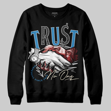 Jordan 3 Retro OG Rare Air DopeSkill Sweatshirt Trust No One Graphic Streetwear - Black