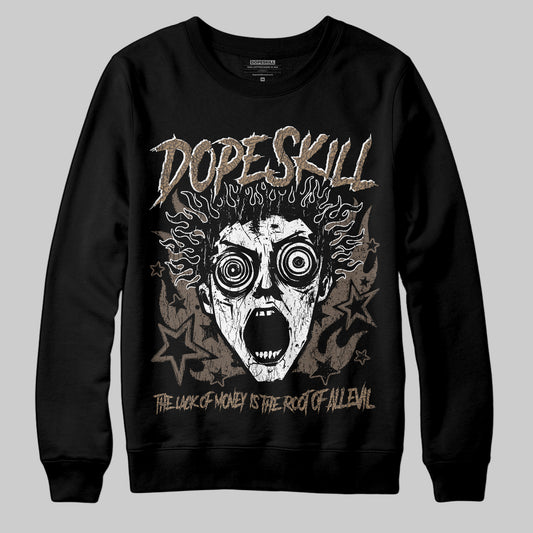 Jordan 3 GS “We Outside” DopeSkill Sweatshirt Root of Evil Graphic Streetwear - Black