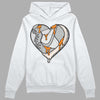 Dunk Low Cool Grey DopeSkill Hoodie Sweatshirt Heart Jordan 1 Graphic Streetwear - White 