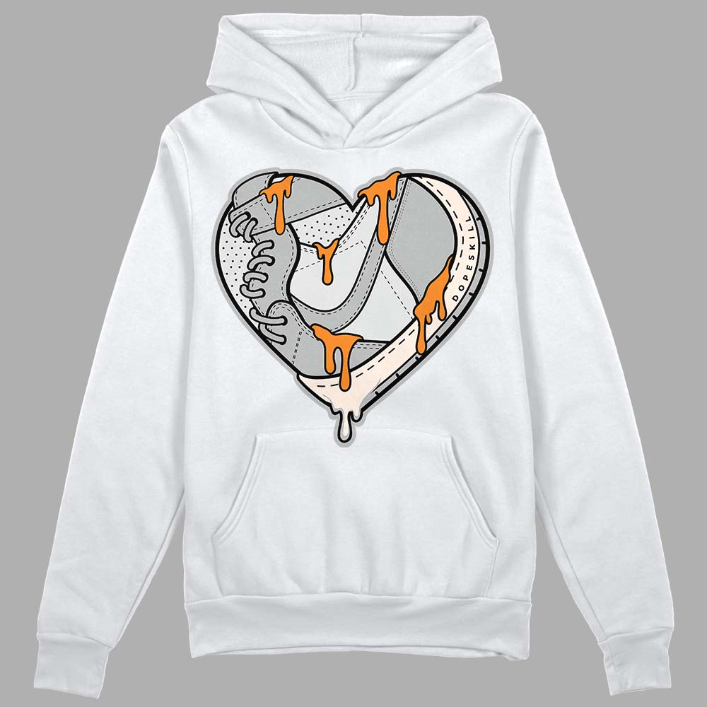 Dunk Low Cool Grey DopeSkill Hoodie Sweatshirt Heart Jordan 1 Graphic Streetwear - White 