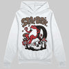 Jordan 9 'Olive' DopeSkill Hoodie Sweatshirt Stay Busy Graphic Streetwear - White