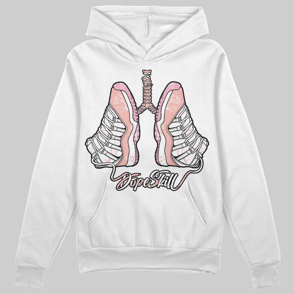 Jordan 11 Low “Legend Pink” DopeSkill Hoodie Sweatshirt Breathe Graphic Streetwear - WHite