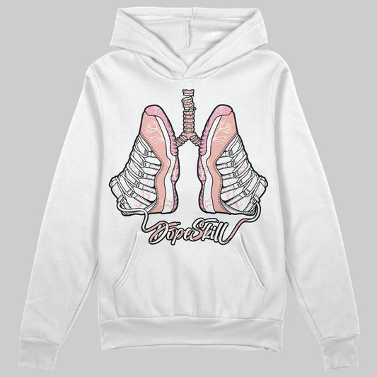 Jordan 11 Low “Legend Pink” DopeSkill Hoodie Sweatshirt Breathe Graphic Streetwear - WHite