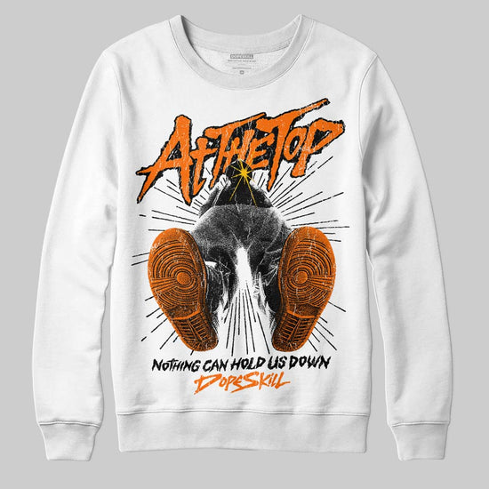 Orange Sneakers DopeSkill Sweatshirt Nothing Can Hold US Down Graphic Streetwear - White