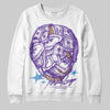 PURPLE Sneakers DopeSkill Sweatshirt Money Longer Graphic Streetwear - White