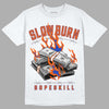 Dunk Low Futura Orange Blaze DopeSkill T-Shirt Slow Burn Graphic Streetwear - White