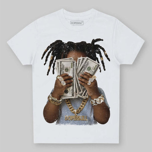 Jordan 3 GS “Cobalt Bliss” DopeSkill Toddler Kids T-shirt Rich Youth Graphic Streetwear - White