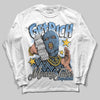 Jordan 12 Retro 'Melo' DopeSkill Long Sleeve T-Shirt Get Rich Graphic Streetwear - White