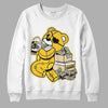 Jordan 4 Retro “Vivid Sulfur” DopeSkill Sweatshirt Bear Steals Sneaker Graphic Streetwear - White 