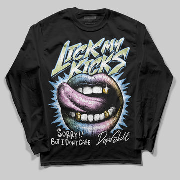 Jordan 5 “Year of the Snake” DopeSkill Long Sleeve T-Shirt Lick My Kicks Graphic Streetwear - Black