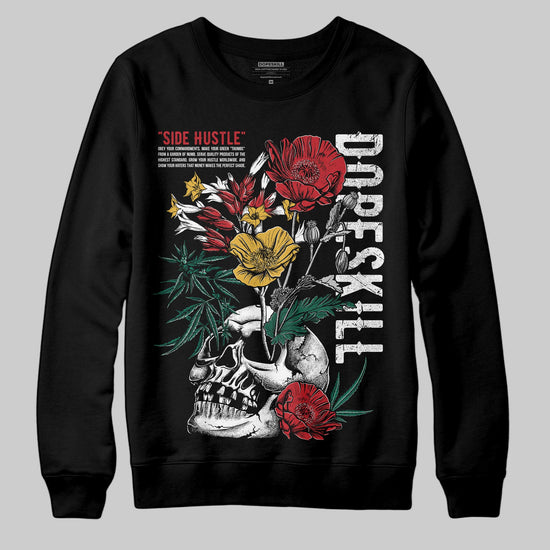 Jordan 3 Mexico 'El Vuelo' DopeSkill Sweatshirt Side Hustle Graphic Streetwear - Black