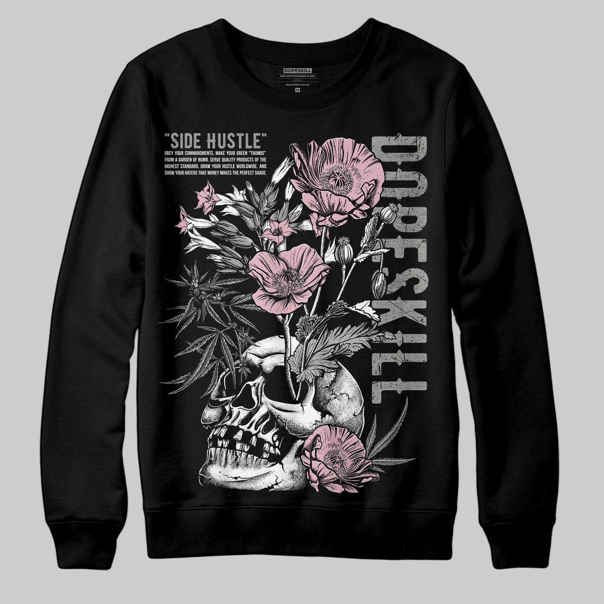 Air Max 95 OG “Pink Foam” DopeSkill Sweatshirt Side Hustle Graphic Streetwear - Black
