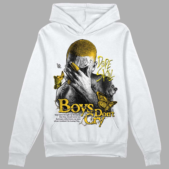 Jordan 4 Retro “Vivid Sulfur” DopeSkill Hoodie Sweatshirt Boys Don't Cry Graphic Streetwear - Black 