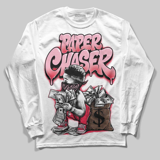 Dunk Low Valentine's Day (2026) DopeSkill Long Sleeve T-Shirt Paper Chaser Boy Graphic Streetwear - White
