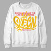 Yellow Sneakers DopeSkill Sweatshirt Queen Graphic Streetwear - White